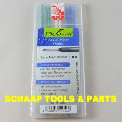 Pica-Dry marker reservestiftjes navulling watervast 3x groen 2x wit 3x blauw | 4040